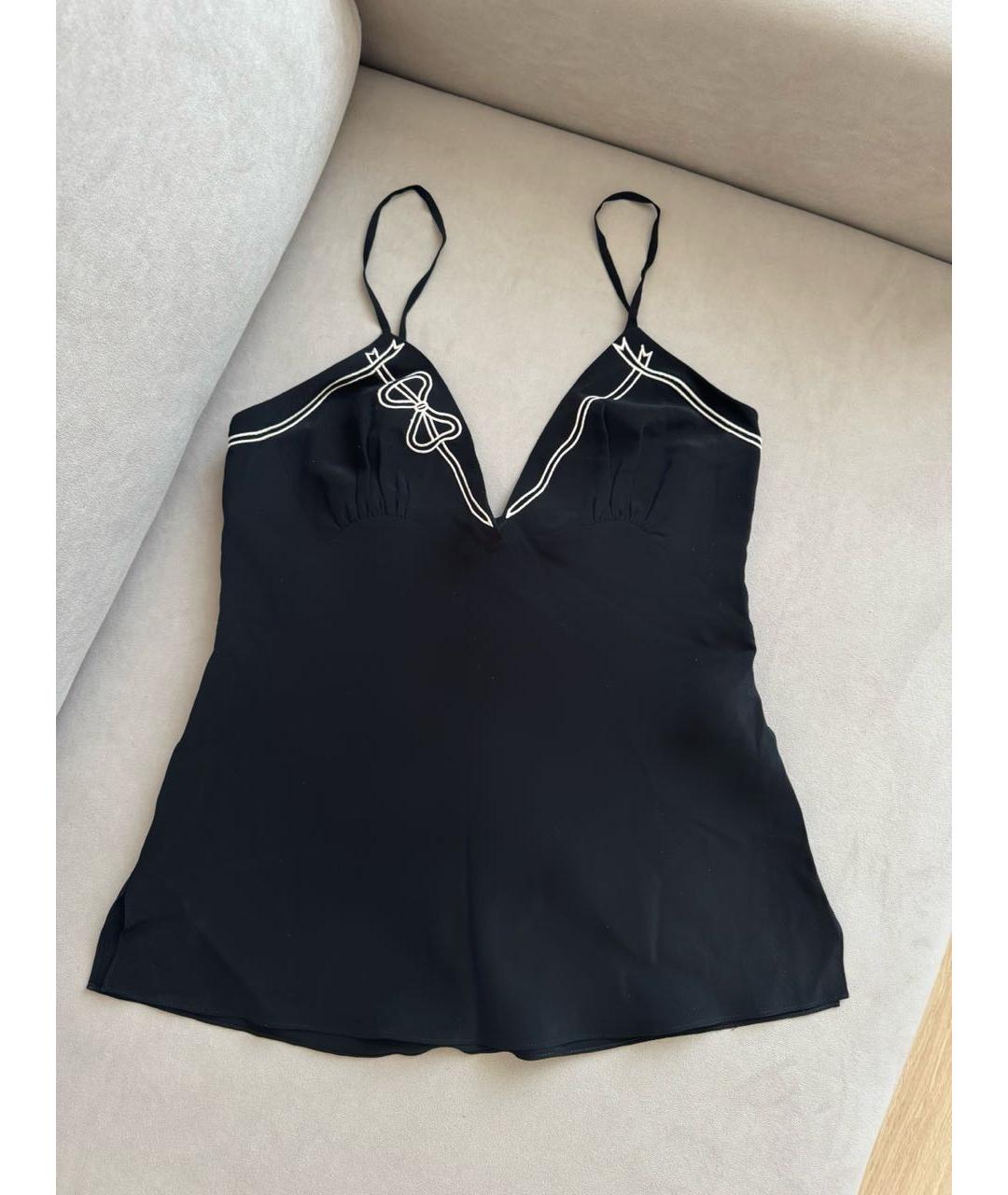 AGENT PROVOCATEUR Черная шелковая пижама, фото 2