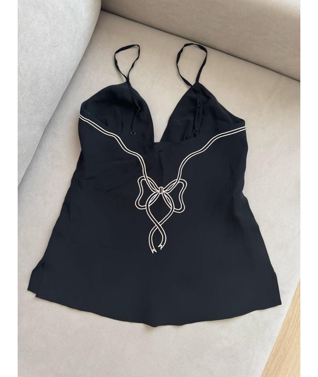 AGENT PROVOCATEUR Черная шелковая пижама, фото 3