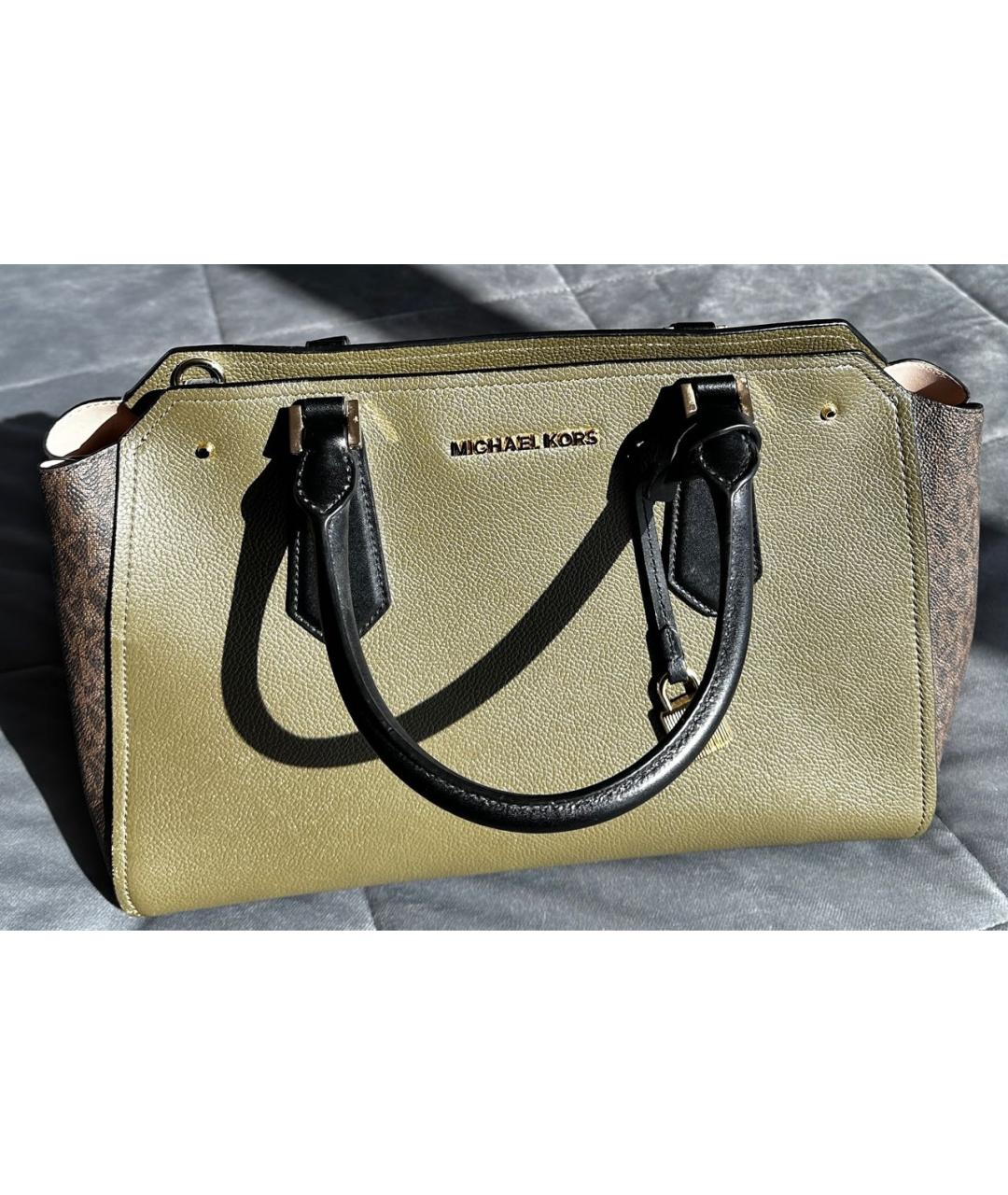 MICHAEL KORS Кожаная сумка тоут, фото 3