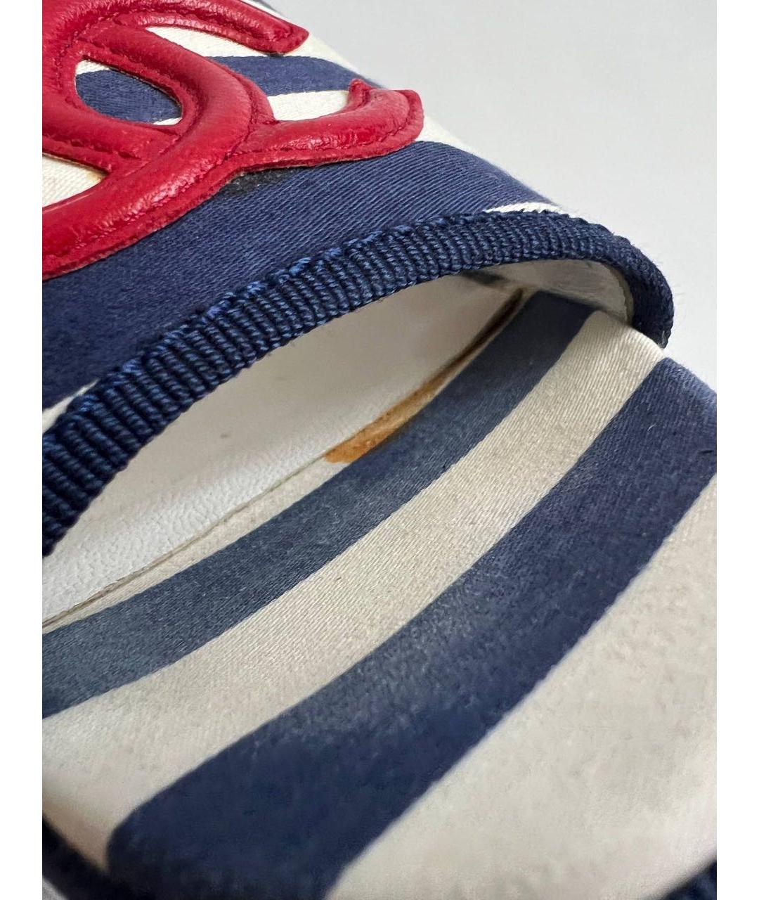 CHANEL Мульти текстильные туфли, фото 6