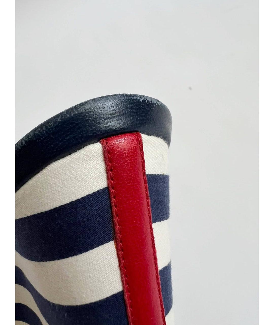 CHANEL Мульти текстильные туфли, фото 8