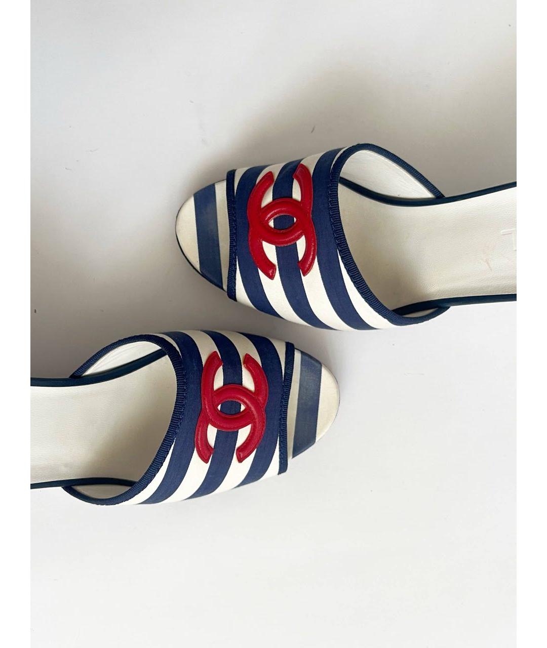 CHANEL Мульти текстильные туфли, фото 3