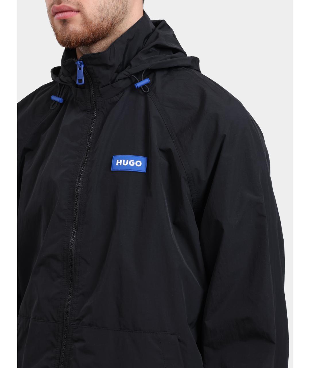 HUGO Черная куртка, фото 4