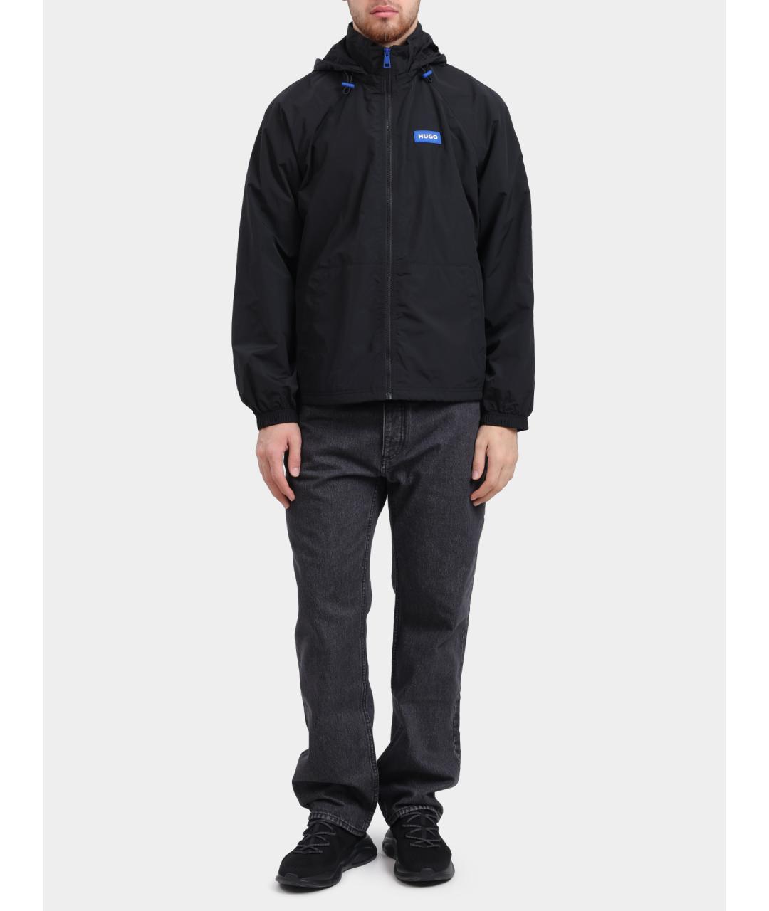 HUGO Черная куртка, фото 2