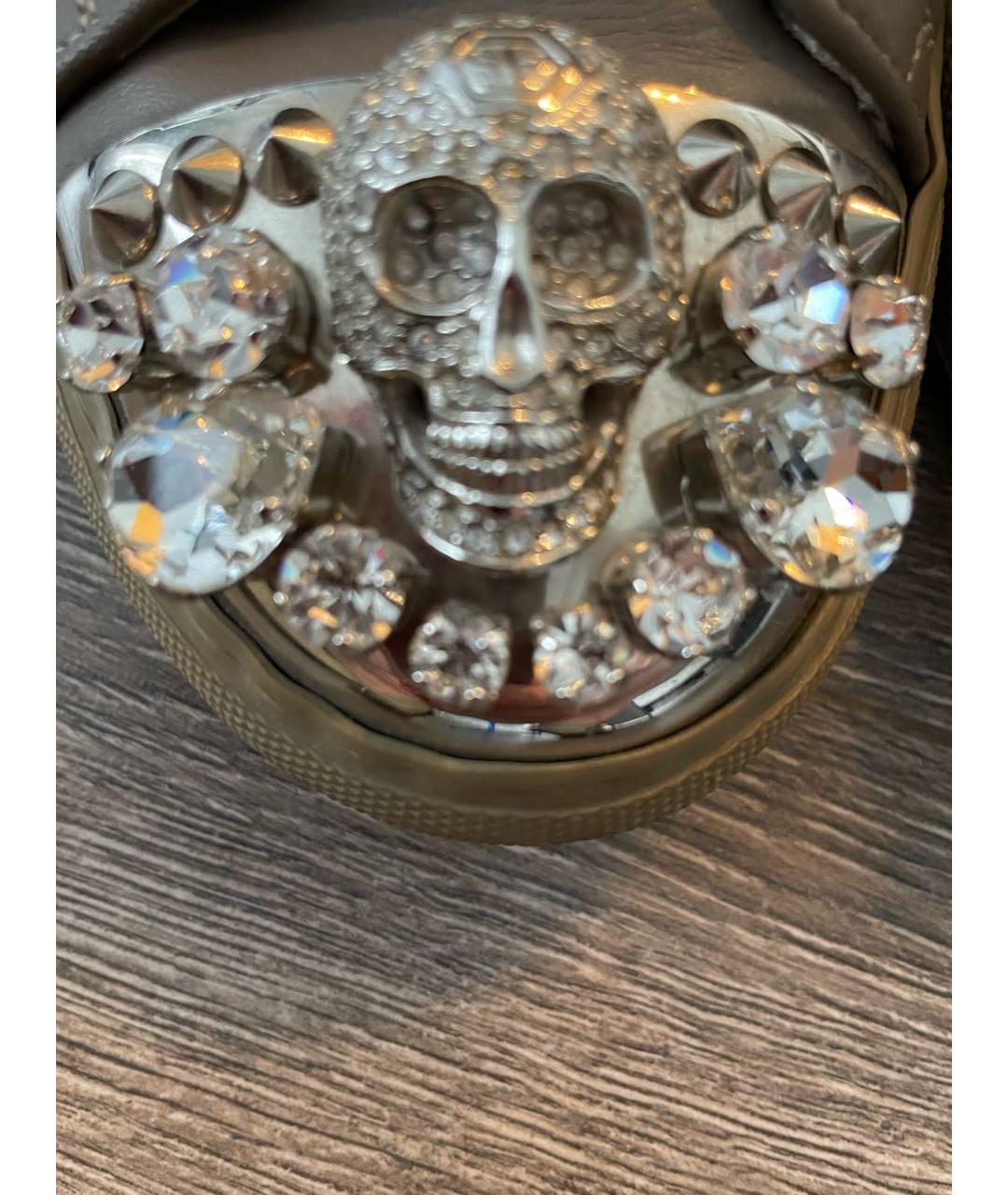 PHILIPP PLEIN Коричневые кожаные ботинки, фото 5