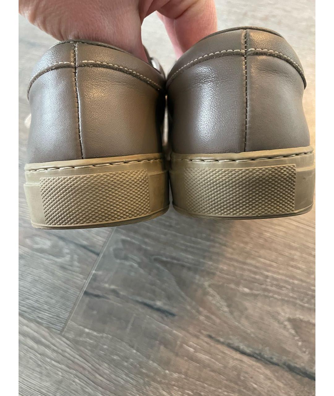 PHILIPP PLEIN Коричневые кожаные ботинки, фото 4