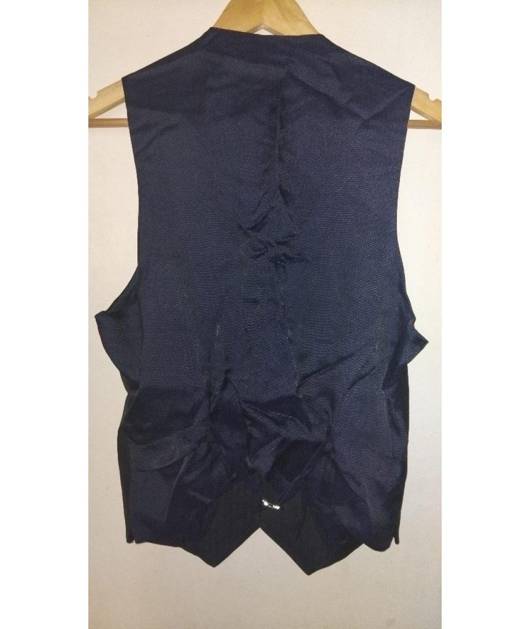 GIORGIO ARMANI Черная шерстяная жилетка, фото 4