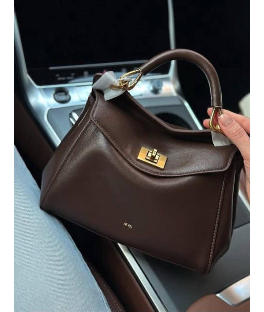 JW PEI Коричневая сумка через плечо из искусственной кожи, фото 6
