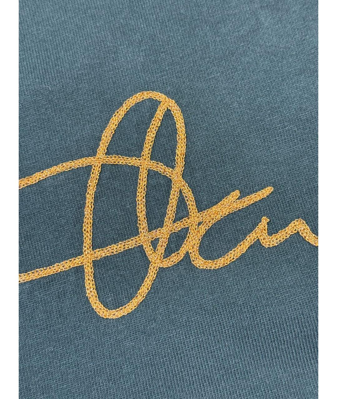 ACNE STUDIOS Зеленая хлопковая футболка, фото 5