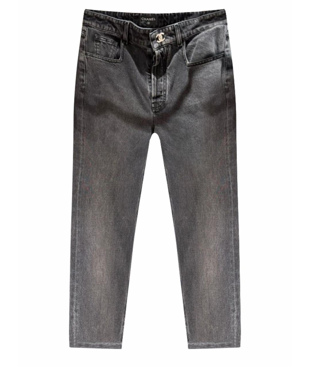 CHANEL Черные прямые джинсы, фото 1