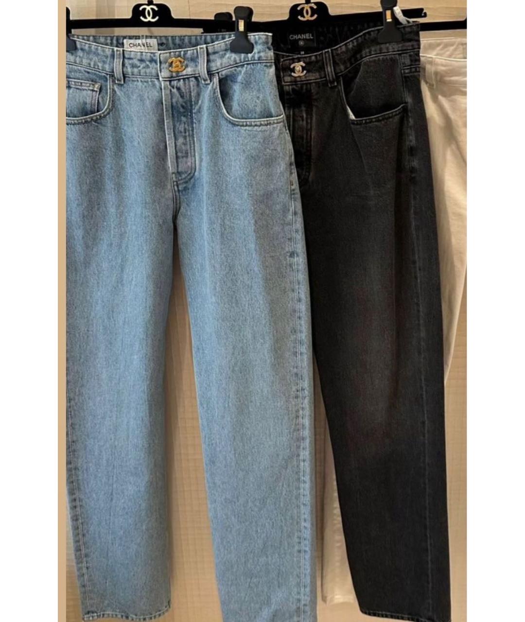 CHANEL Черные прямые джинсы, фото 2