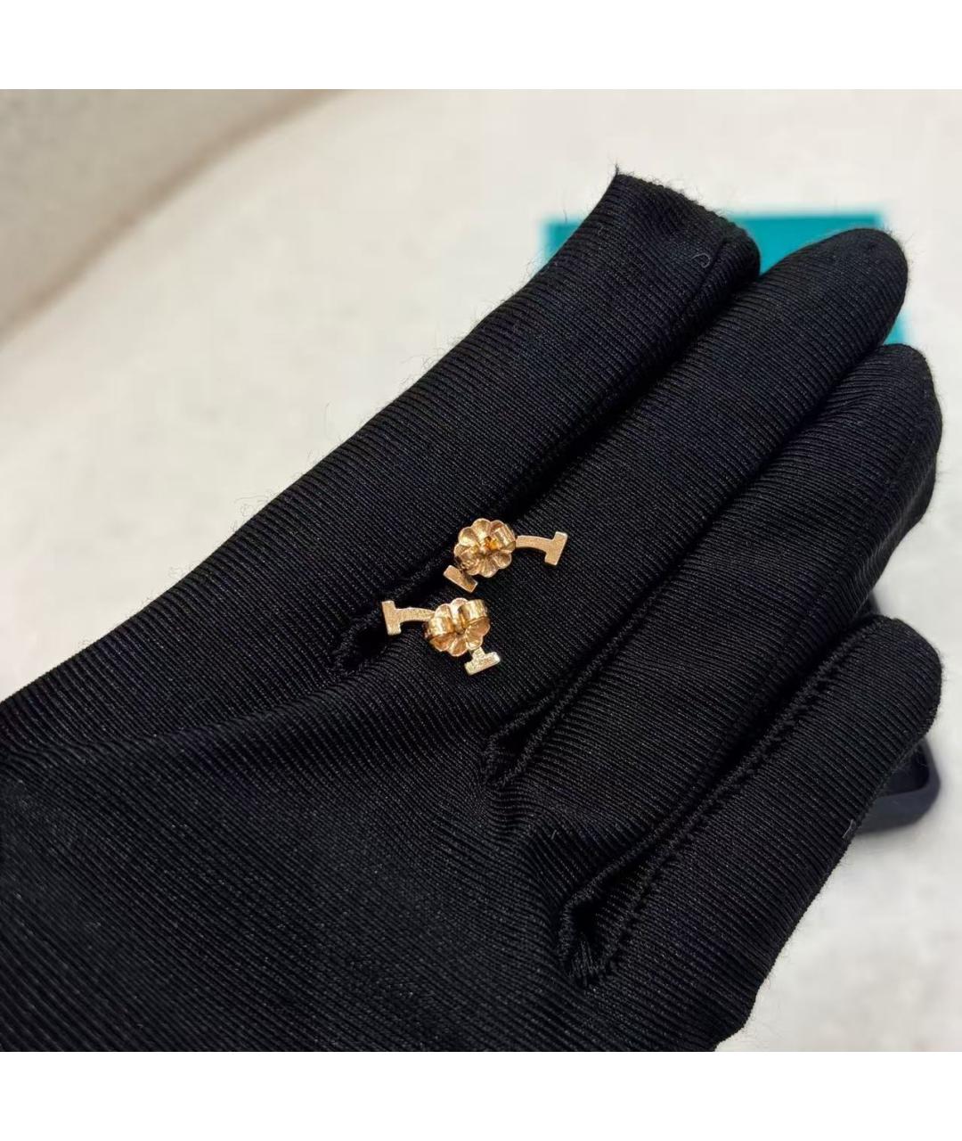 TIFFANY&CO Золотые серьги из розового золота, фото 5
