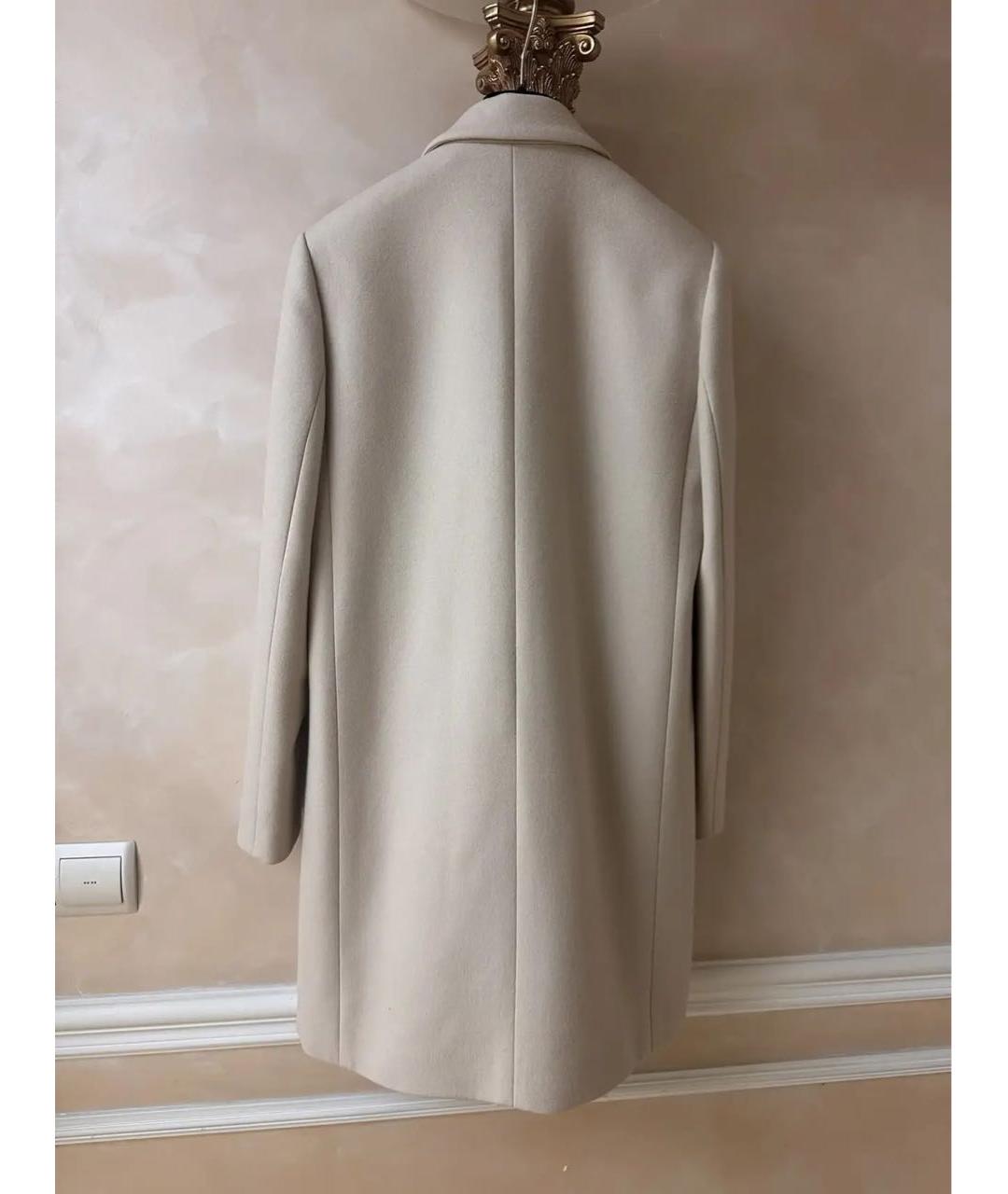 BRUNELLO CUCINELLI Белое шерстяное пальто, фото 2