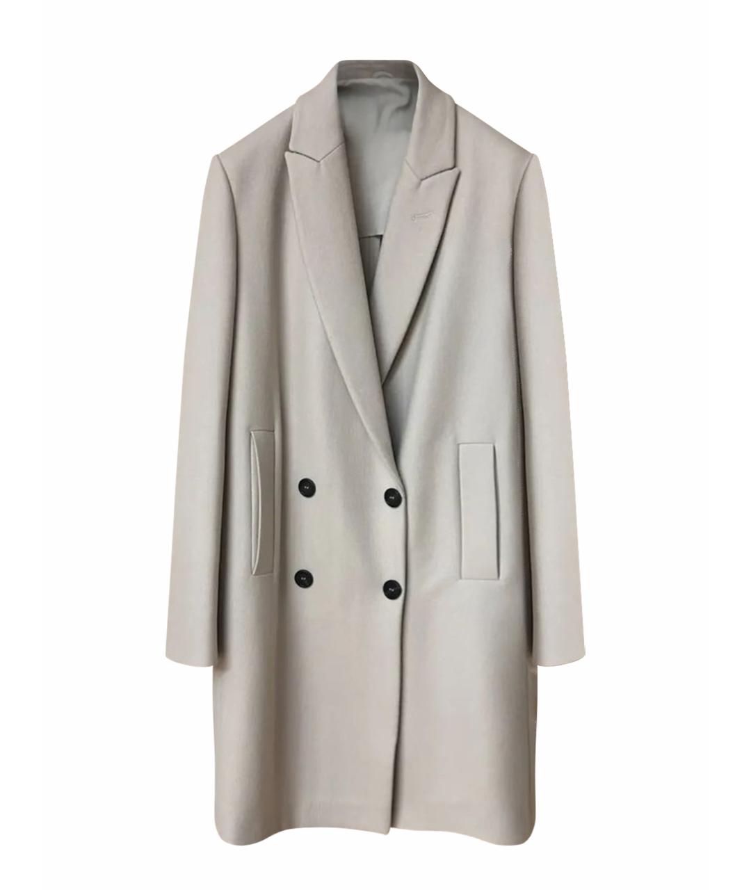 BRUNELLO CUCINELLI Белое шерстяное пальто, фото 1