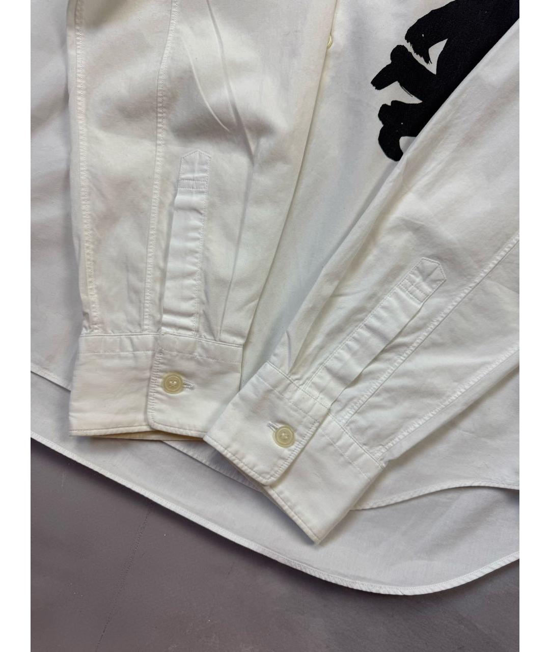 COMME DES GARÇONS Белая хлопковая кэжуал рубашка, фото 5