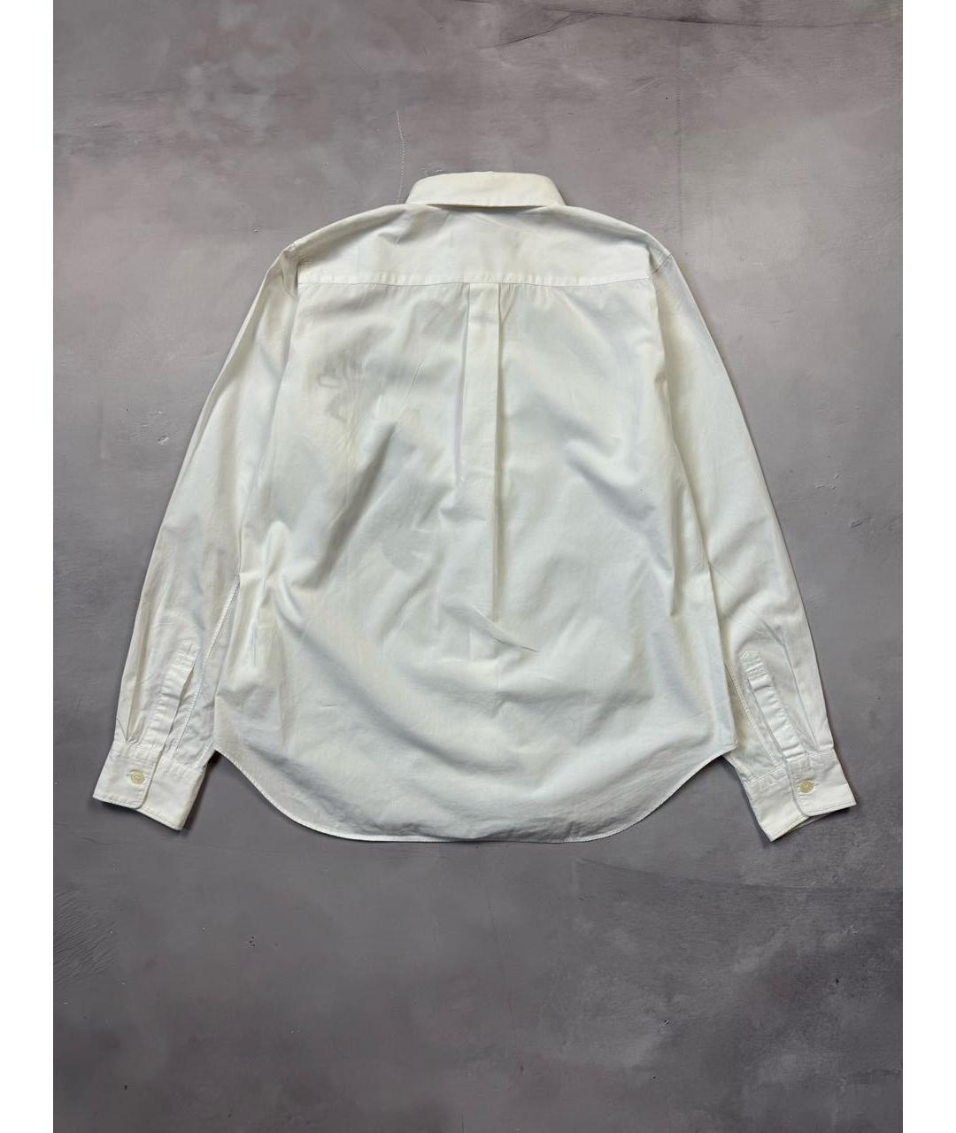 COMME DES GARÇONS Белая хлопковая кэжуал рубашка, фото 3