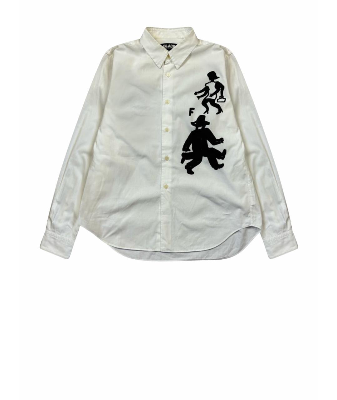 COMME DES GARÇONS Белая хлопковая кэжуал рубашка, фото 1