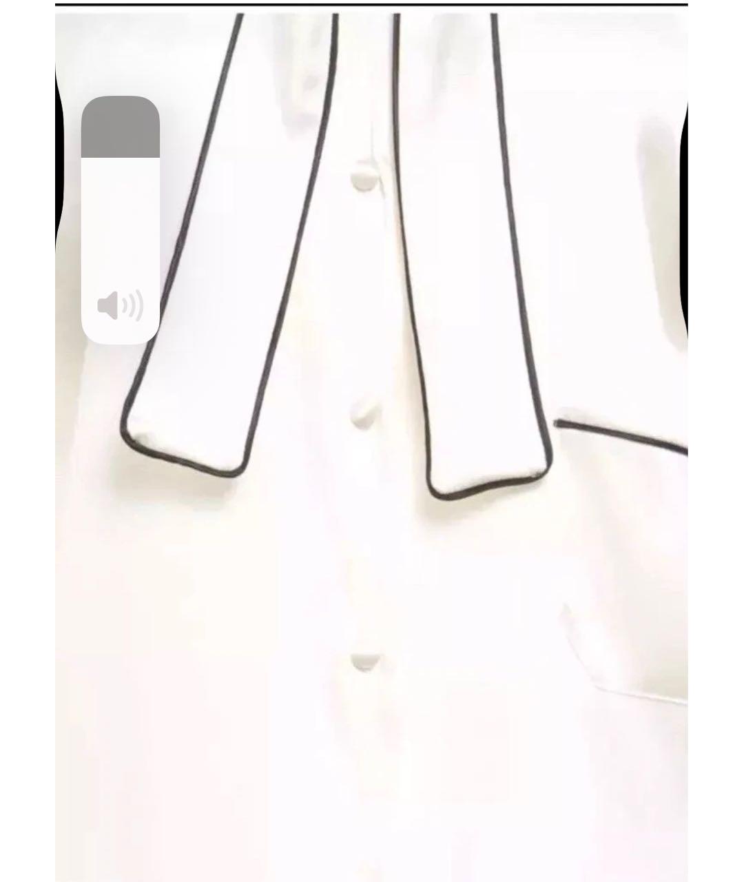 DOLCE&GABBANA Бежевая шелковая блузы, фото 3