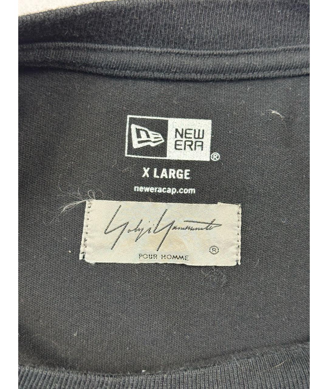 YOHJI YAMAMOTO Черная хлопковая футболка, фото 6