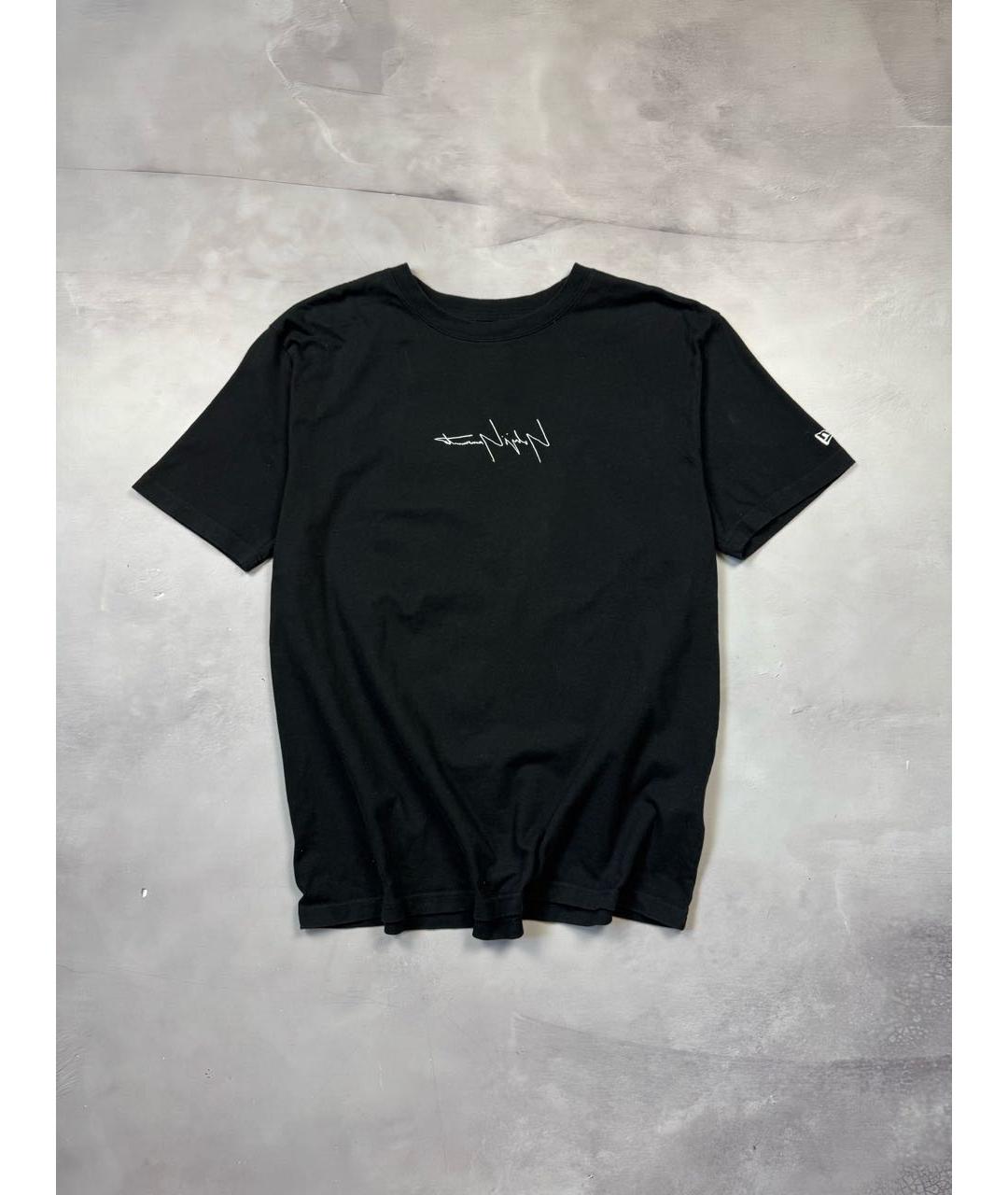 YOHJI YAMAMOTO Черная хлопковая футболка, фото 8