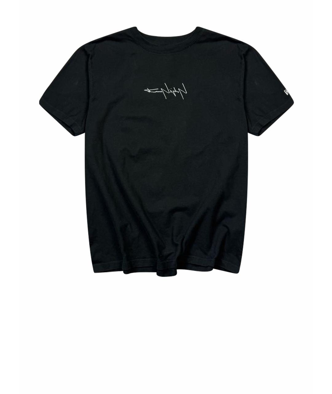 YOHJI YAMAMOTO Черная хлопковая футболка, фото 1