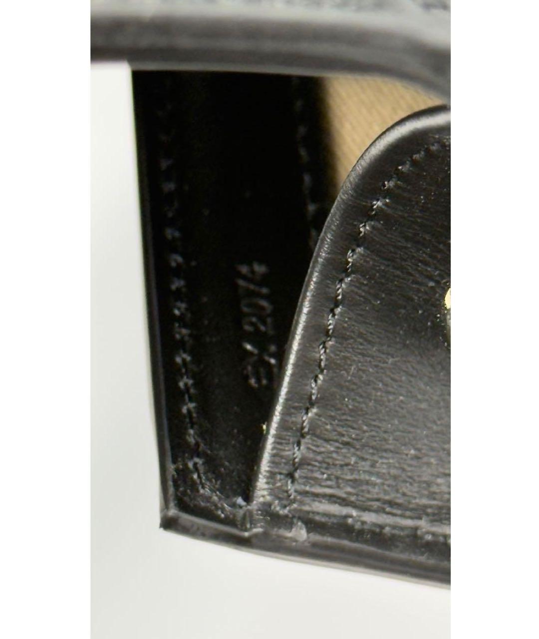 JACQUEMUS Черная кожаная сумка через плечо, фото 4