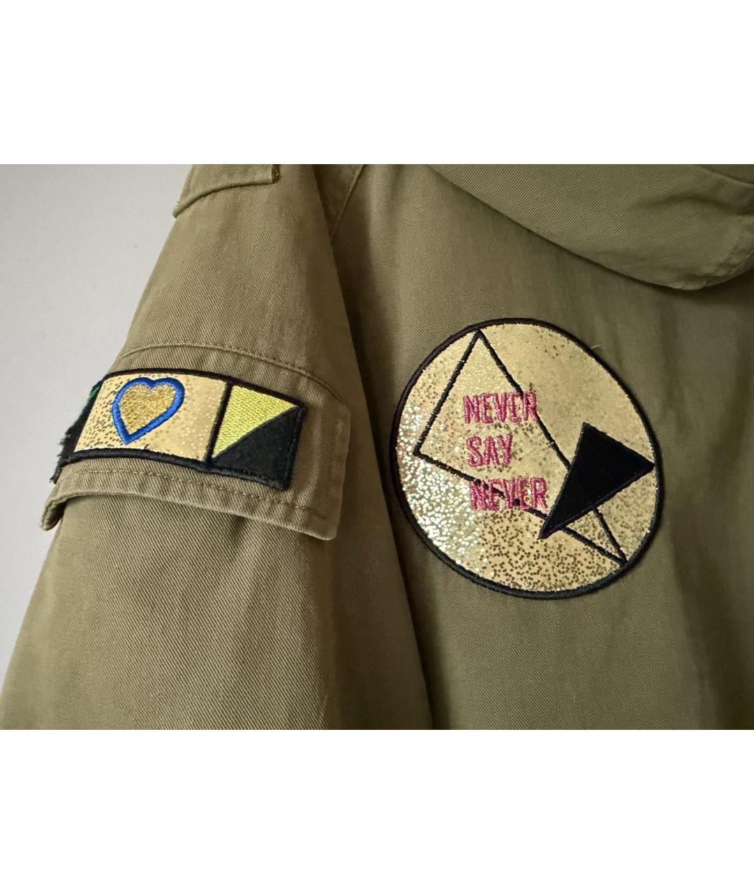 SAINT LAURENT Хаки хлопковая парка, фото 3