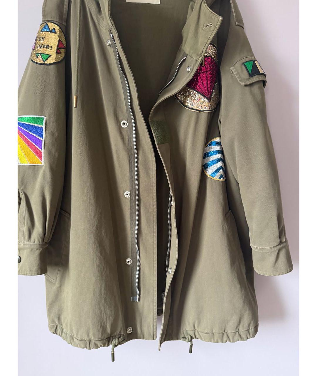 SAINT LAURENT Хаки хлопковая парка, фото 6
