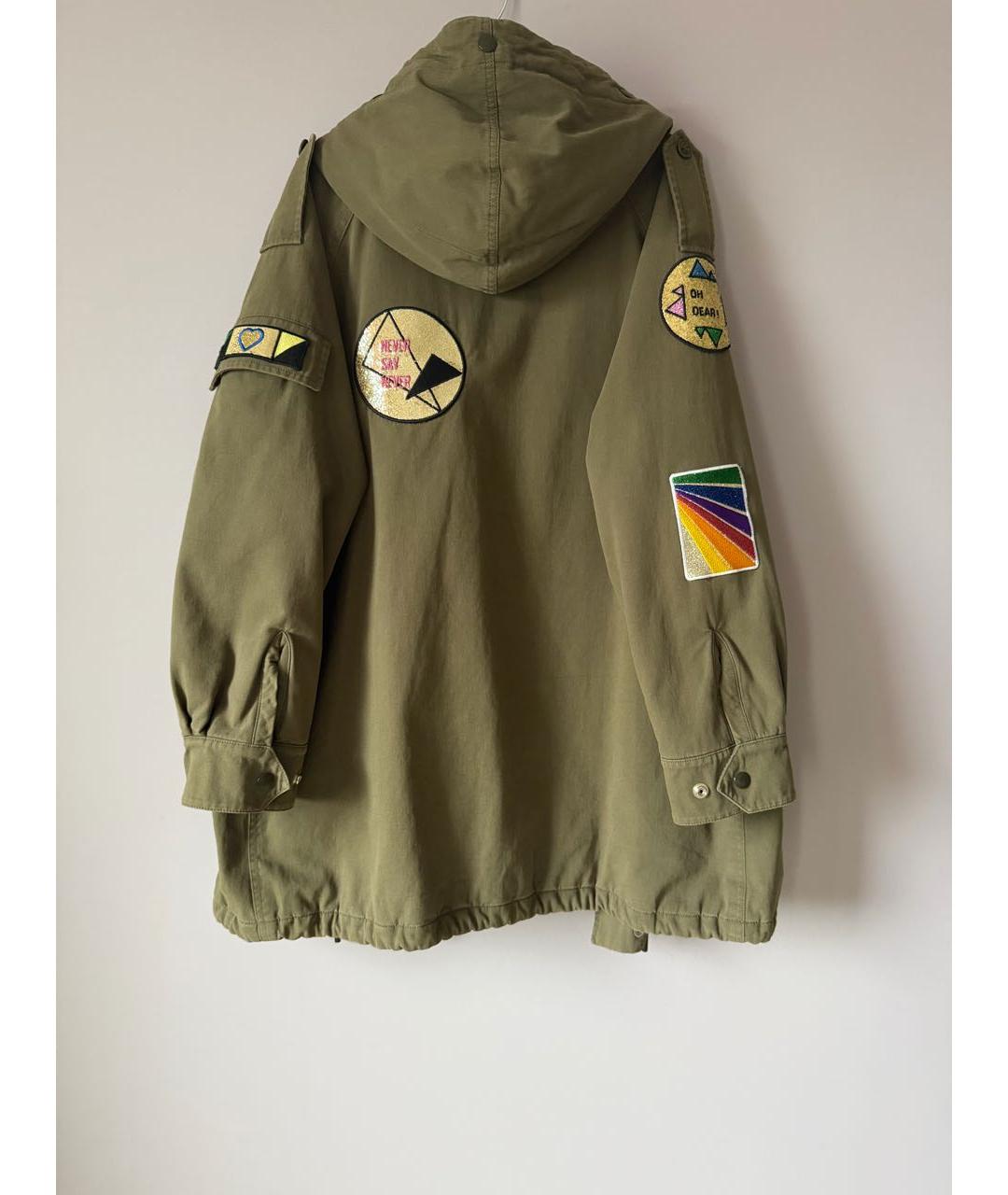 SAINT LAURENT Хаки хлопковая парка, фото 2