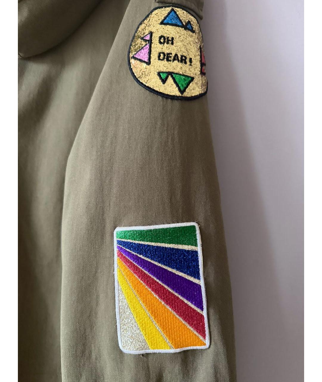 SAINT LAURENT Хаки хлопковая парка, фото 5