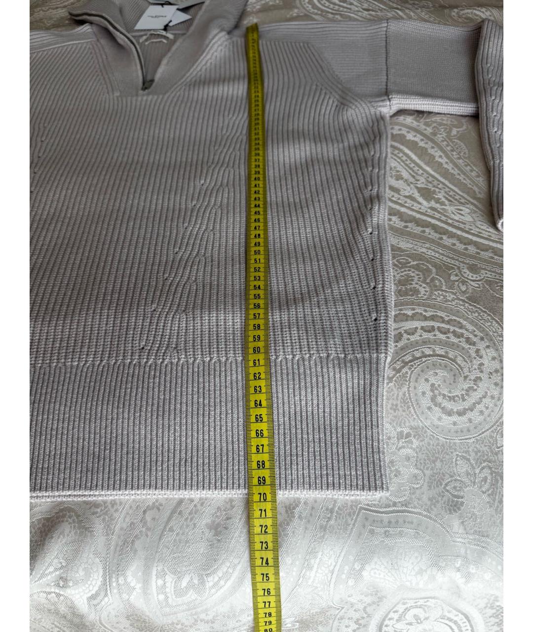 ISABEL MARANT ETOILE Бежевый шерстяной джемпер / свитер, фото 7