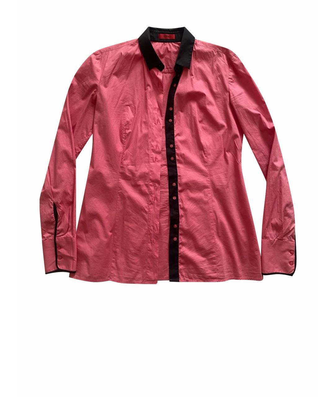 HUGO Розовая хлопковая рубашка, фото 1
