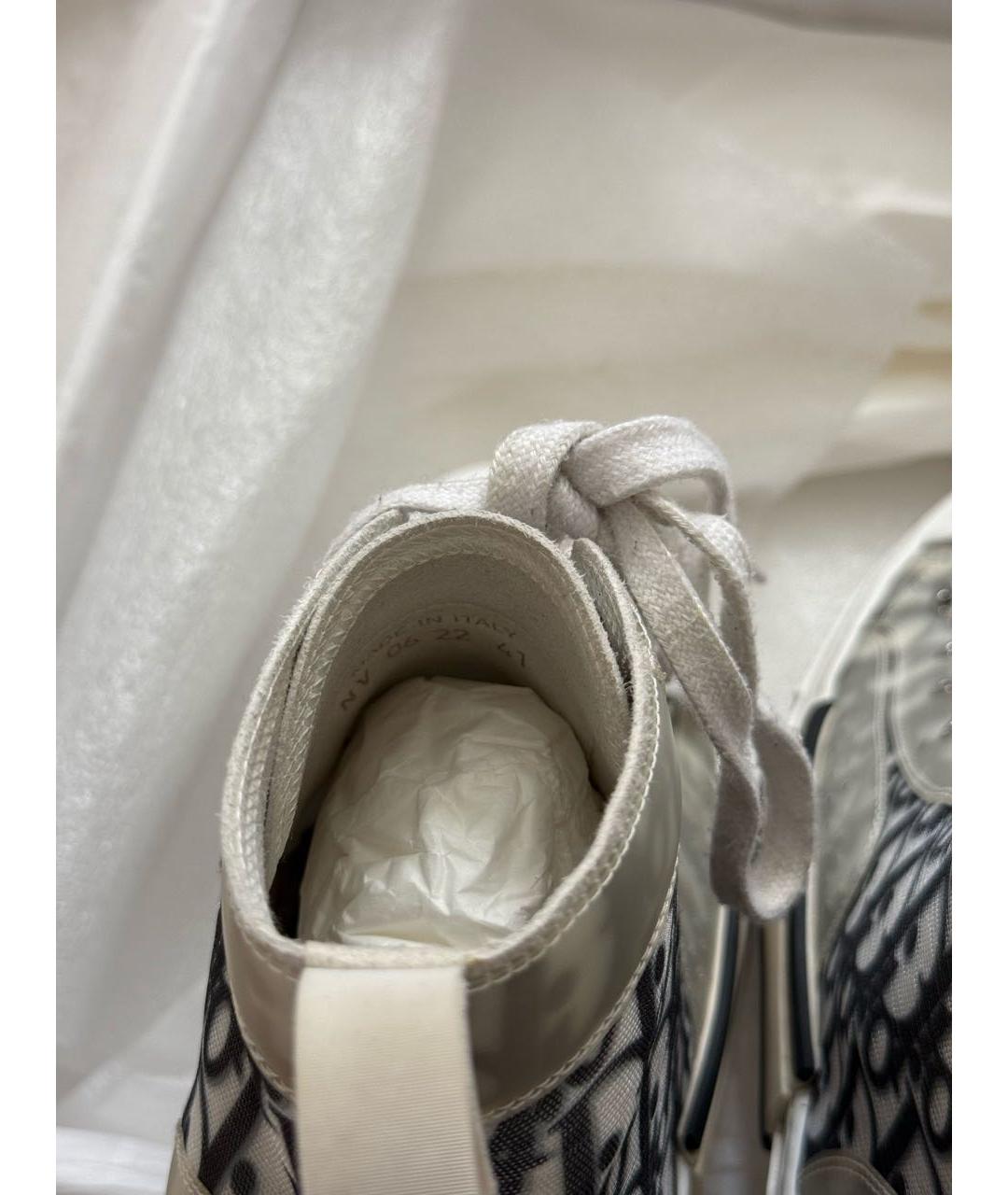 CHRISTIAN DIOR Белые высокие кроссовки / кеды, фото 2