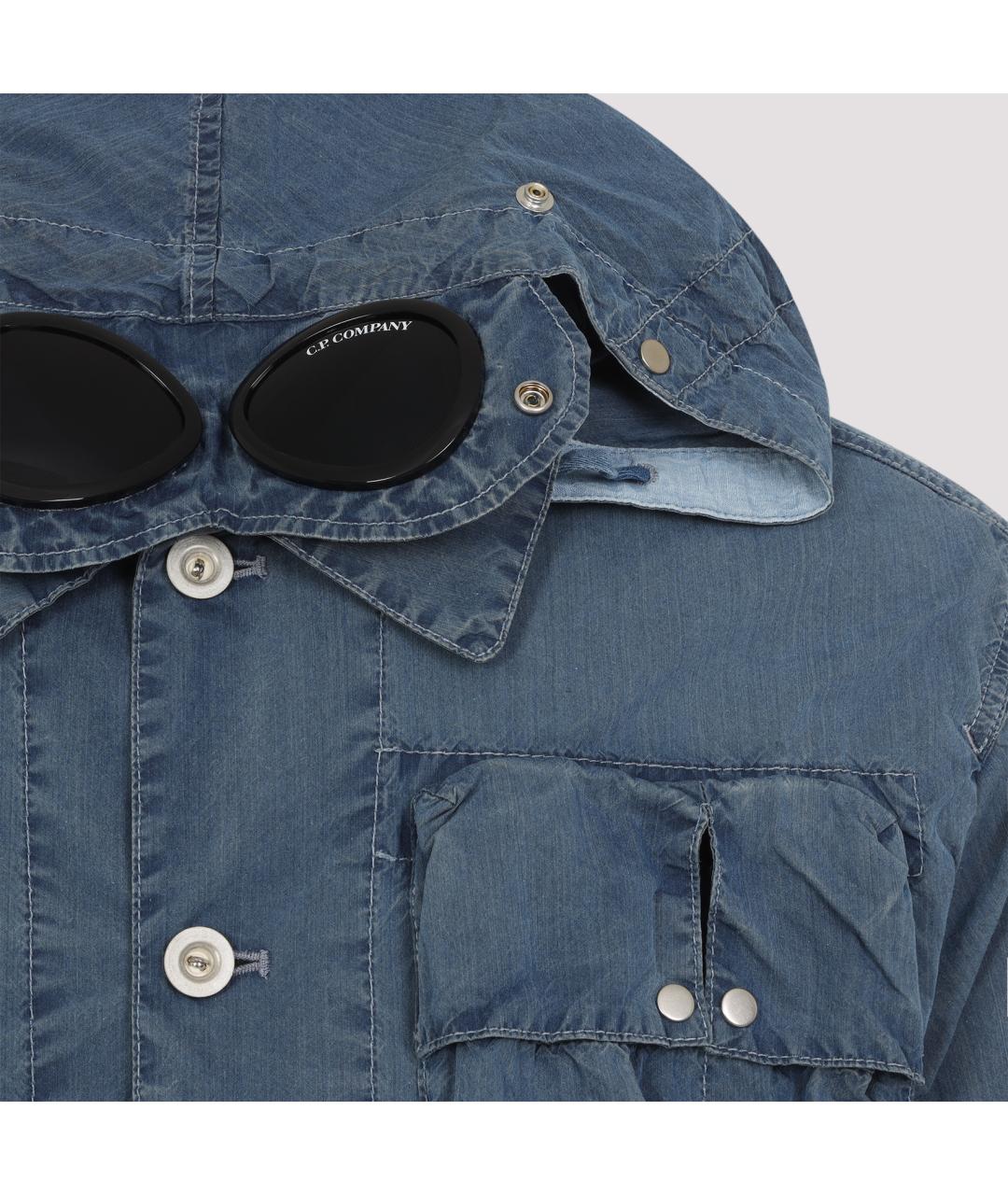 CP COMPANY Синяя хлопковая куртка, фото 4