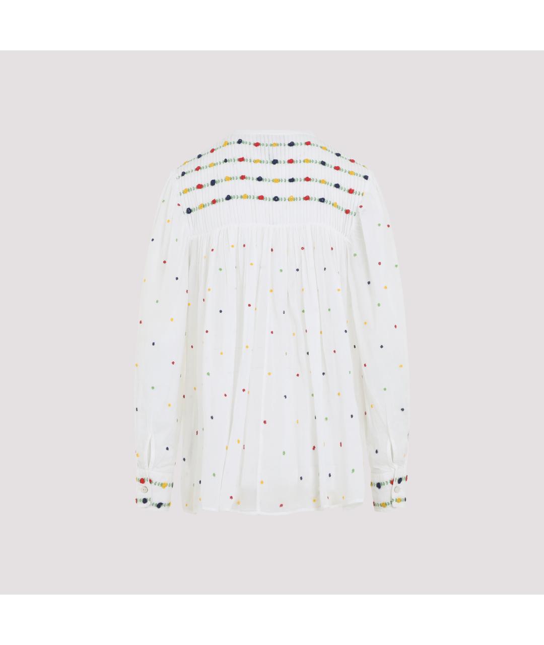 FARM RIO Белая хлопковая блузы, фото 2