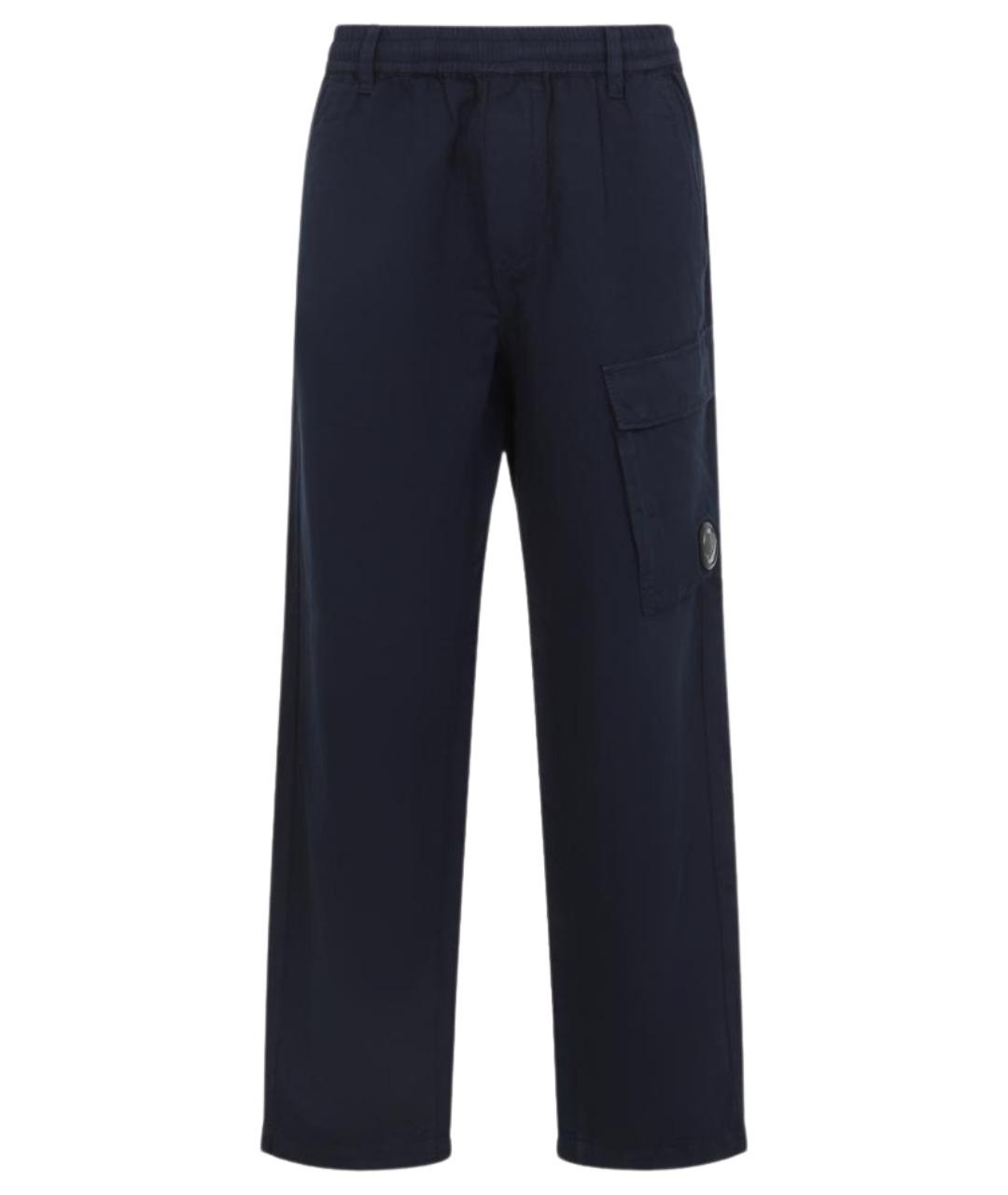 CP COMPANY Синие хлопковые повседневные брюки, фото 1