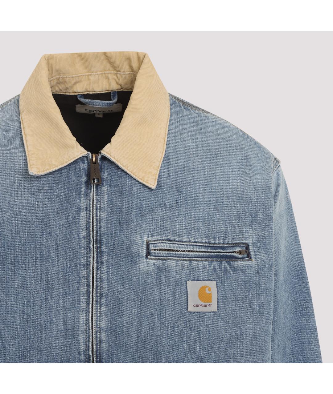 CARHARTT WIP Голубая хлопковая куртка, фото 3