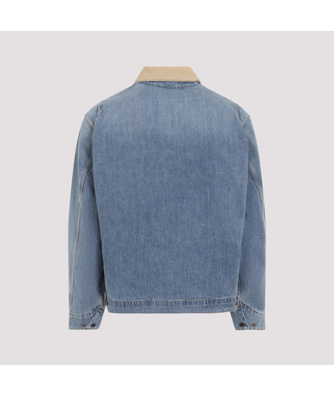 CARHARTT WIP Голубая хлопковая куртка, фото 2