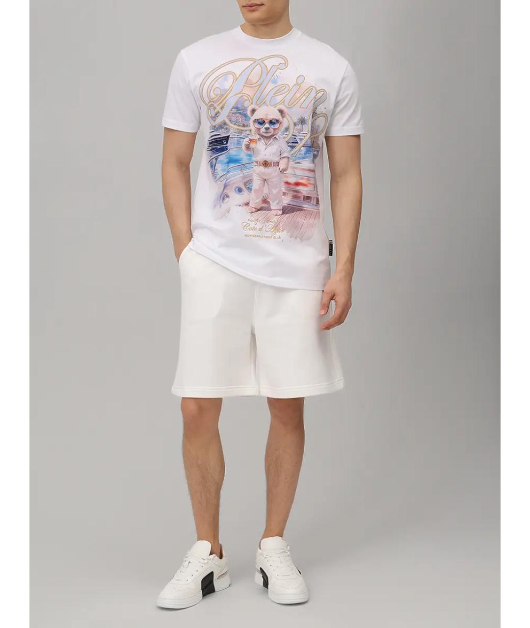 PHILIPP PLEIN Белые шорты, фото 2