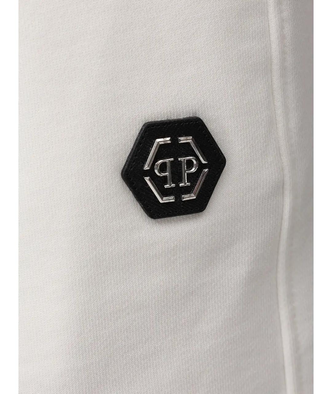 PHILIPP PLEIN Белые шорты, фото 4