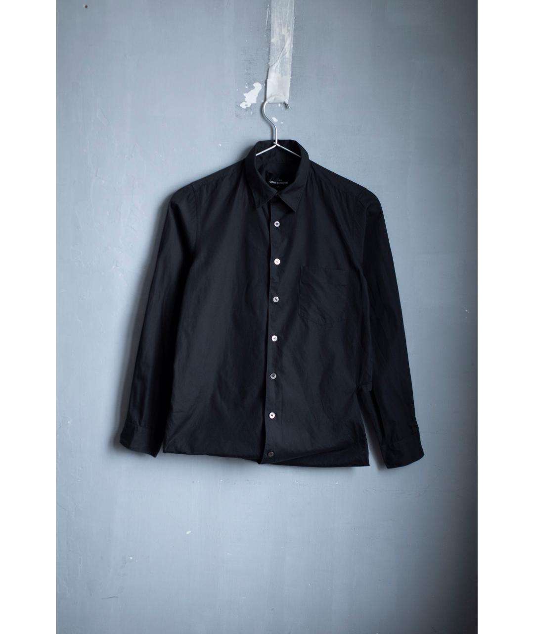 COMME DES GARÇONS Черная хлопковая рубашка, фото 3