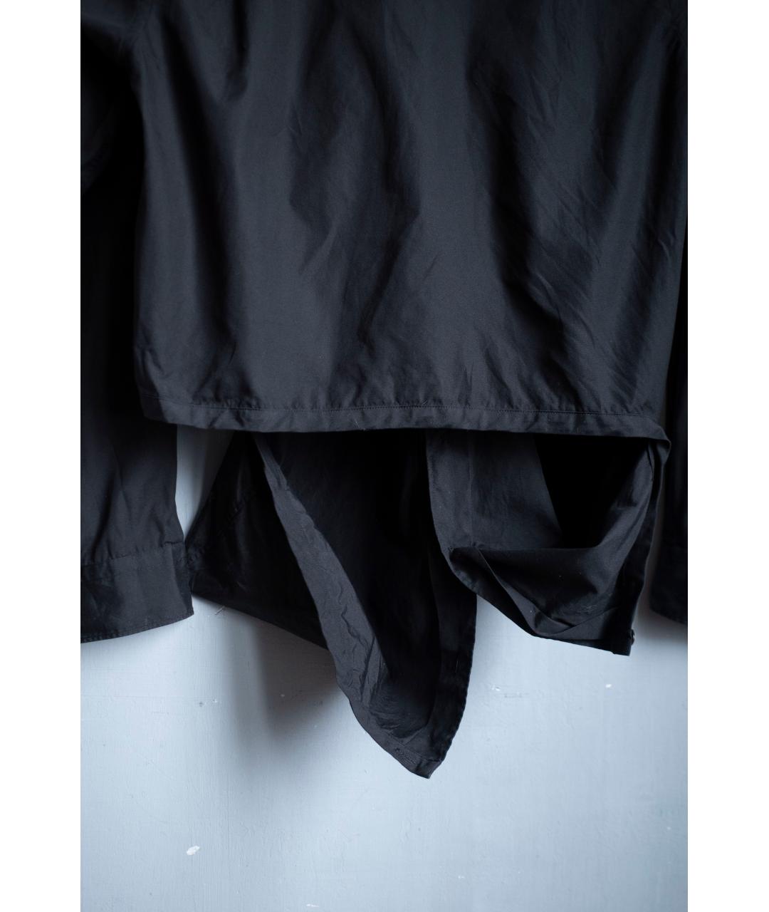 COMME DES GARÇONS Черная хлопковая рубашка, фото 6