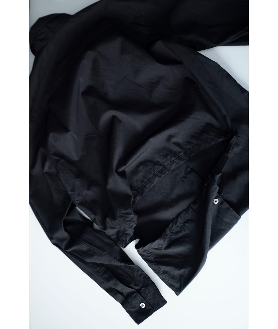 COMME DES GARÇONS Черная хлопковая рубашка, фото 7