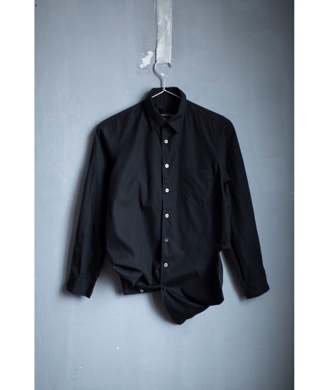 COMME DES GARÇONS Черная хлопковая рубашка, фото 10