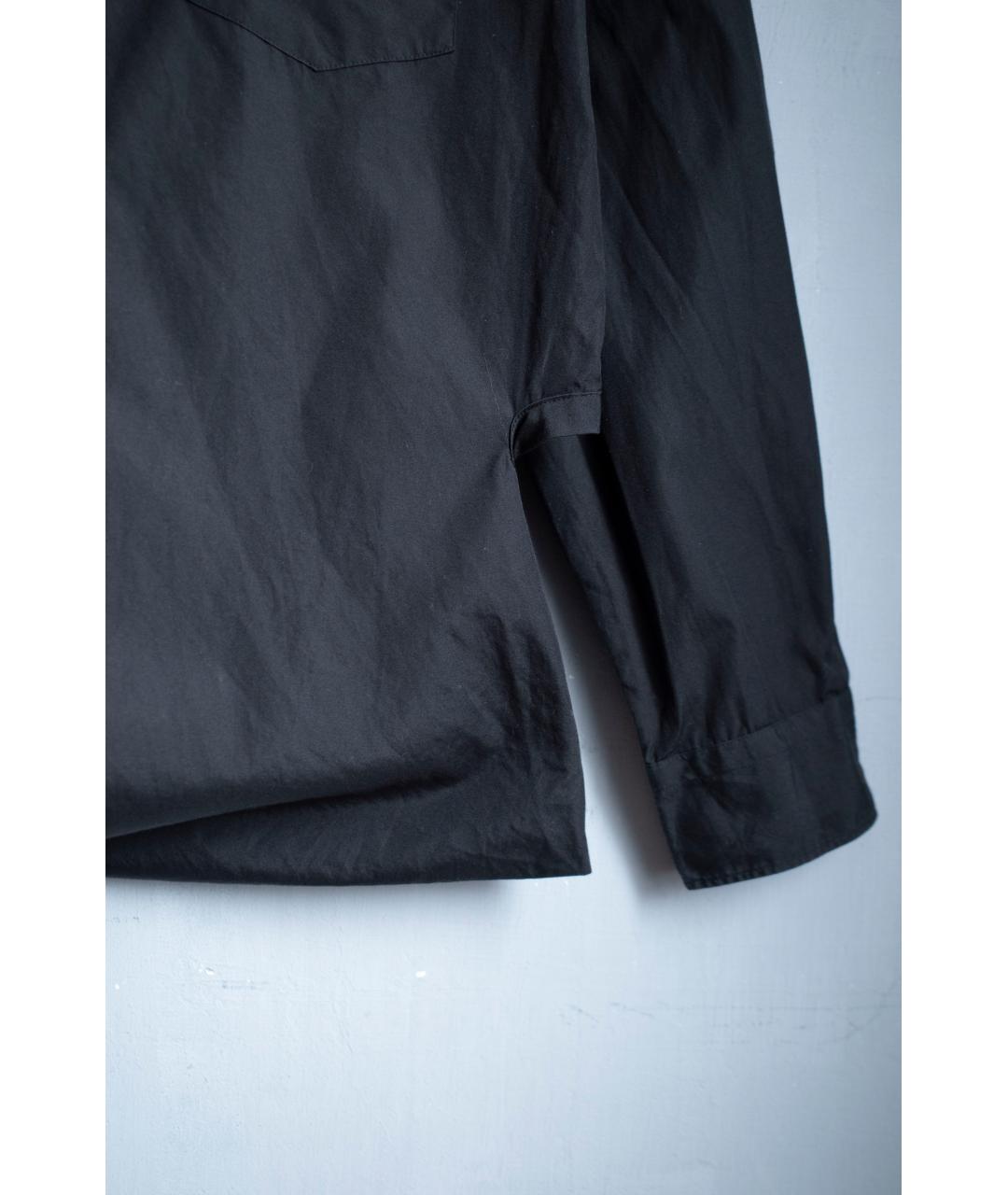 COMME DES GARÇONS Черная хлопковая рубашка, фото 4