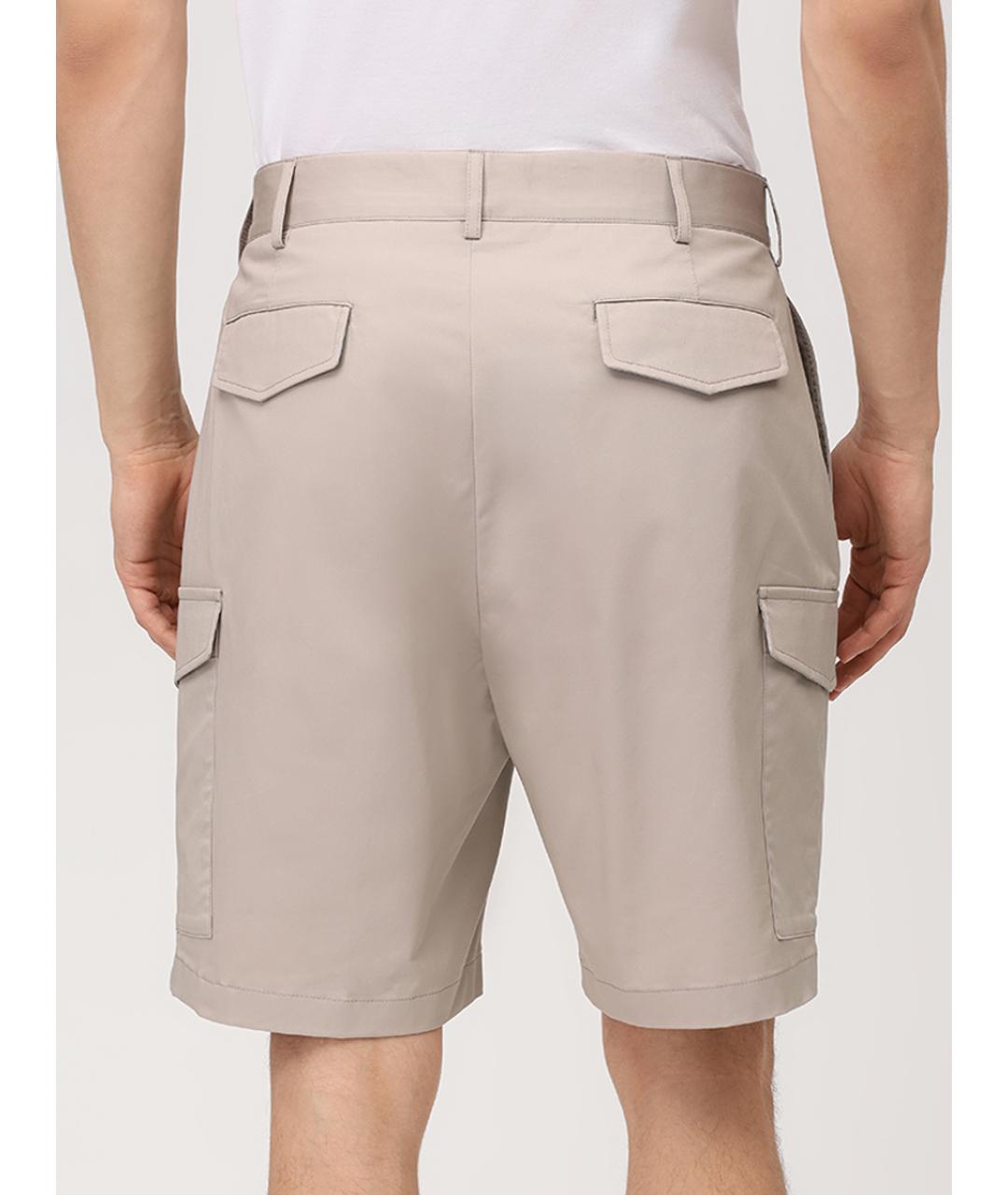 PHILIPP PLEIN Бежевые шорты, фото 2