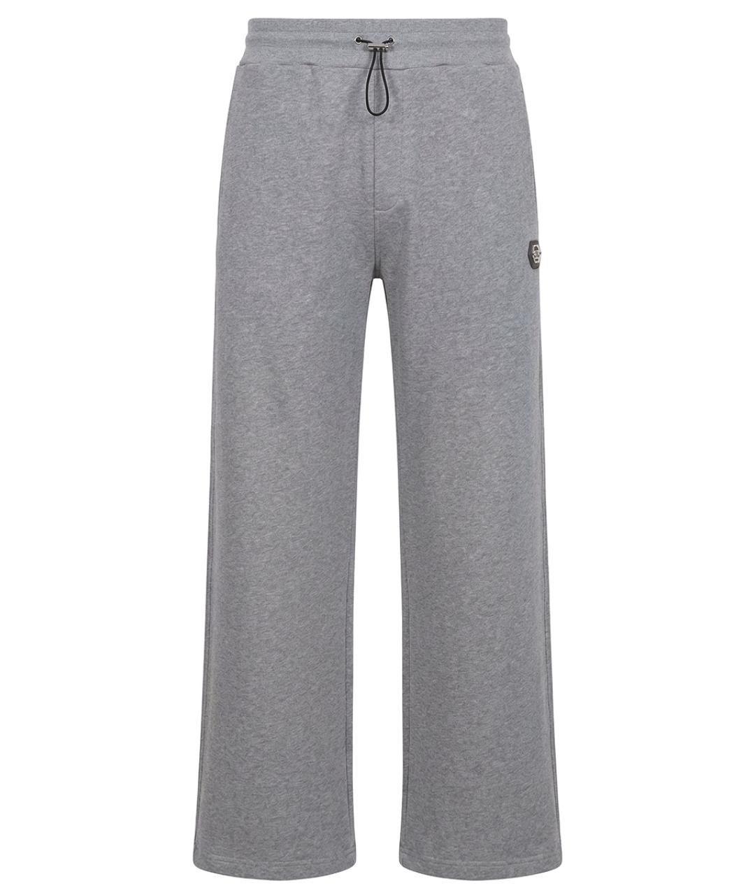 PHILIPP PLEIN Серые повседневные брюки, фото 1