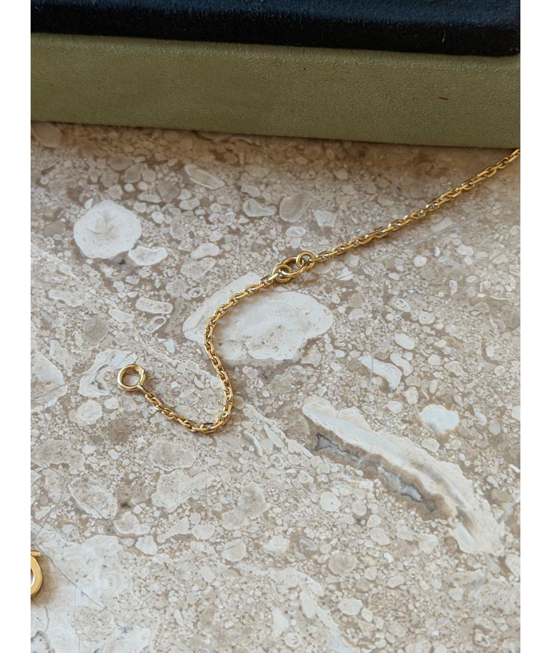 VAN CLEEF & ARPELS Бордовое колье из желтого золота, фото 5