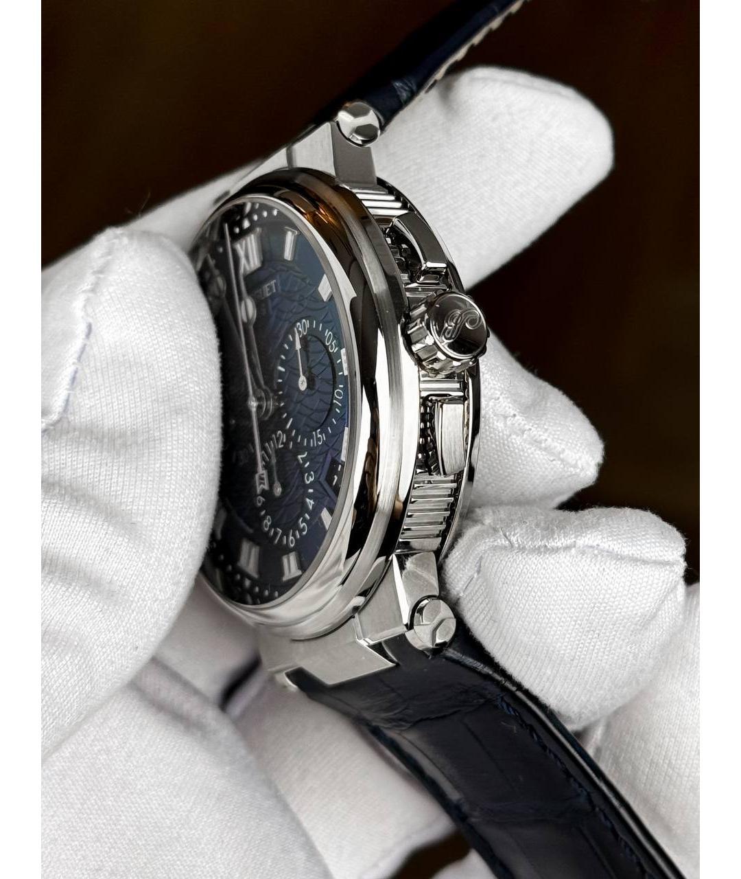 Breguet Темно-синие часы из белого золота, фото 4