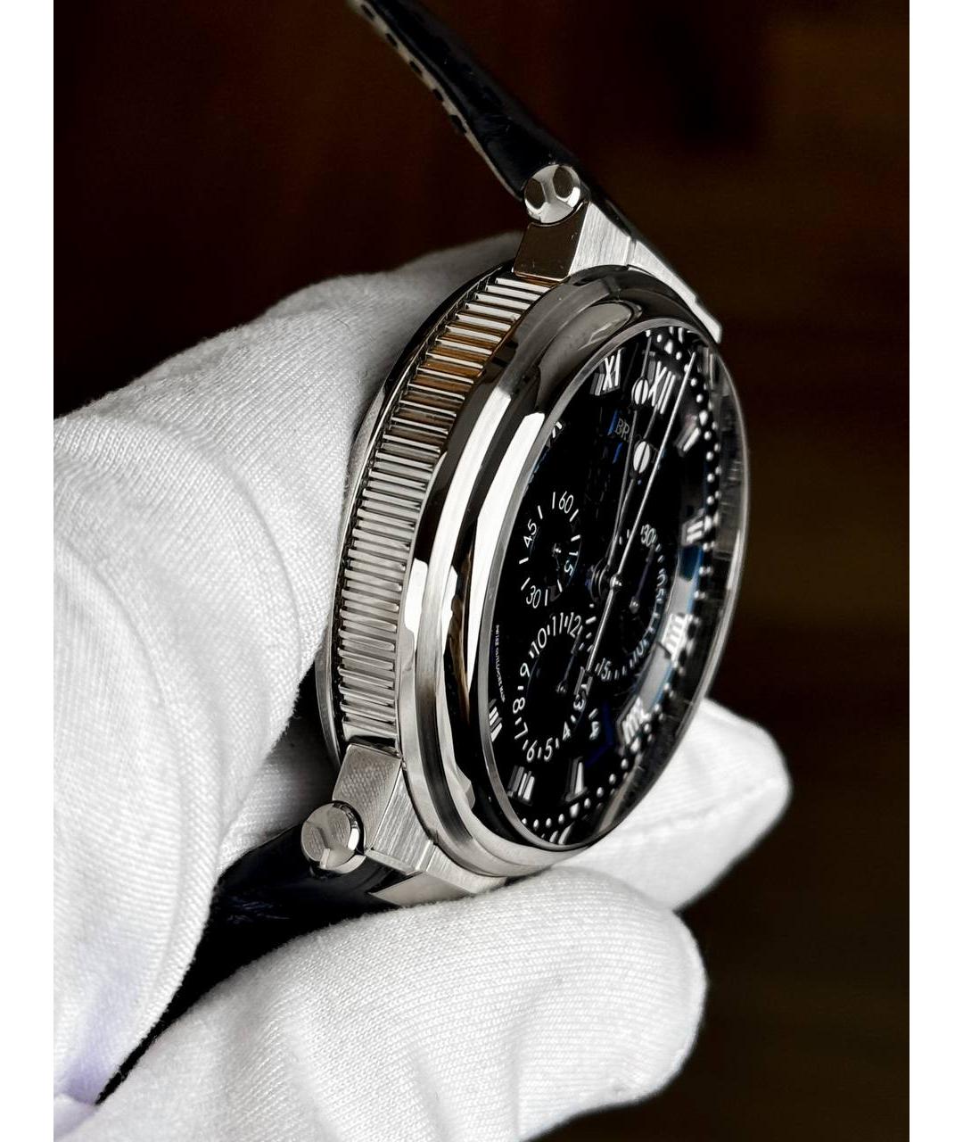 Breguet Темно-синие часы из белого золота, фото 3